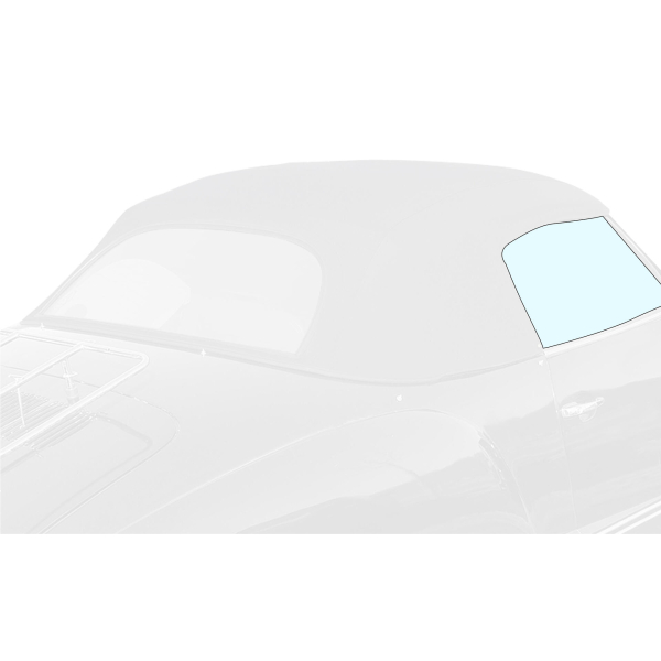 Genuine VW Karmann Ghia (Type 14) Door Window Left Transparent – Driver Side Convertible | Part Number: 141845201A
